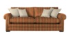 Grand Sofa. Baslow Stripe Mulberry - Grade B
